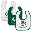 Green Bay Packers 3 Pack Snap Bib Set
