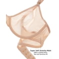 thumbnail image 3 of Sostén INLYRIC Cosnufy Transparente Balconette con Varilla 32B Beige, 3 of 5