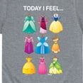 thumbnail image 3 of Disney Emoji - Today I Feel Outfits - Toddler And Youth Short Sleeve Graphic T-Shirt, 3 of 5