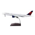 thumbnail image 3 of Boeing 757-200 Commercial Aircraft "Delta Air Lines" White with Red and Blue Tail 1/200 Die Cast Model Airplane by GeminiJets, 3 of 4