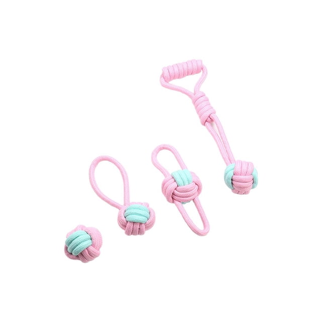 Juego De Cuerdas Para Morder Perros, Pelota De Cuerda De Algodón Resistente A Las Mordeduras, Juguete Para Gatos Y Perros Advancent PT001667-01