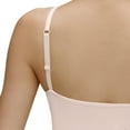 thumbnail image 4 of Jinhomg Womens Camisole Tank Tops Cute Spaghetti Strap V Neck Camis Lightweight Comfy Summer Cami Shirts with Built in Bra Beige L, 4 of 5