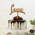 thumbnail image 3 of Cake Topper Wedding Cake Picks Wedding Cake Picks And Toppers Wooden Cake Topper, 3 of 4