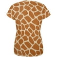 thumbnail image 2 of Halloween Giraffe Costume All Over Womens T Shirt, 2 of 2