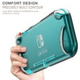 thumbnail image 2 of See-Thru Smoke Flexible TPU Rubber Case Protective Cover Grip Skin Compatible with Nintendo Switch Lite Console, 2 of 5
