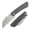 Gray, variant on Kansept Contra Folding knife,Satin S90V,Gray Titanium,Nathan Contra Designers,K1139A1