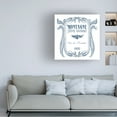 thumbnail image 3 of June Erica Vess 'Indigo Wine Labels V' Canvas Art, 3 of 3