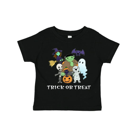 Inktastic Halloween Trick-or-treat Cute Group of Monsters Boys or Girls Toddler T-Shirt
