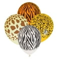 thumbnail image 1 of Way to Celebrate! 8 ballons en latex safari multicolores de 30 cm, 1 of 3