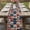 Navy Blue Linen, variant on Table Runner 90 Inches Long for Kitchen Dining, Independence Day Dresser Scarf Farmhouse, Dining Table Decorations for Wedding/Parties, Country Retro Gnomes Star Usa Flag 13 x 90 In