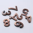 thumbnail image 3 of Wosthever Números de casa Hogar Delicado Pequeño Número de puerta Galvanoplastia Marca de puerta Accesorios de marcado de puerta Número 9 Decoración del hogar Número 9 Wosthever HA059681-10, 3 of 6