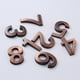 thumbnail image 4 of Inteprter Números de casa Hogar Delicado Pequeño Número de puerta Galvanoplastia Marca de puerta Accesorios de marcado de puerta Número 9 Decoración del hogar Número 4 Inteprter HA059681-05, 4 of 6