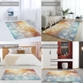 thumbnail image 2 of Colorful Gradient Fish Scale Texture Mermaid Carpet Style Living Room Bedroom Rug Modern 3d Entry Door Mats Household, 2 of 7