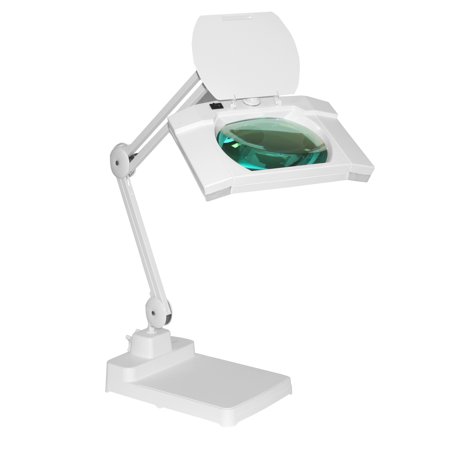 Isaac Led Isaac Technologies IC-IND10012 LED Rectangle Magnifying Lamp–1.75X ...