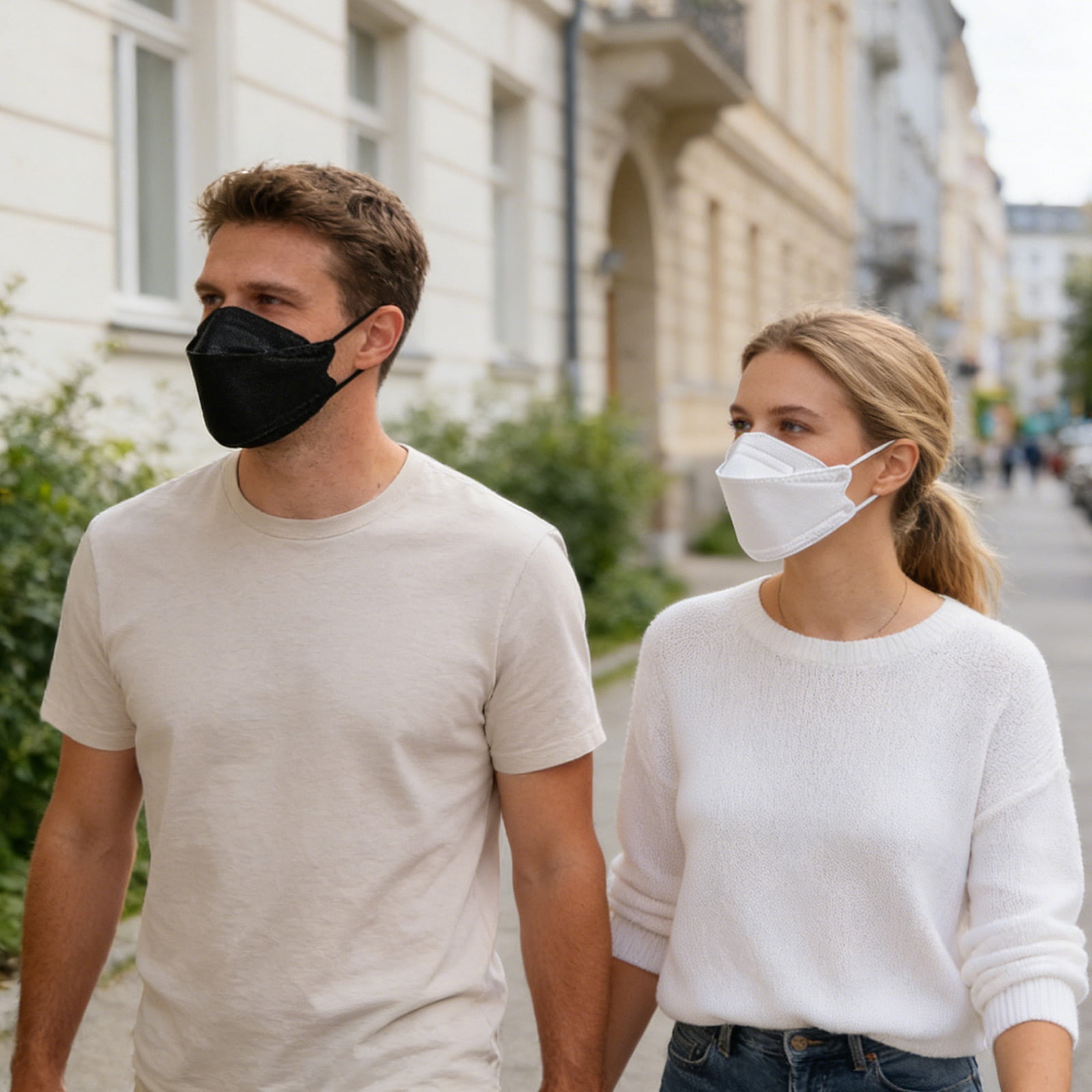 2026 KN95 Face Masks, Multi Layer Dust Proof Disposable Respirator, Soft Comfortable Facial Cover Suitable For Office Outdoor And Daily General Use (Adult-20Pack-Black)