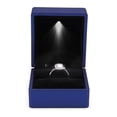 thumbnail image 3 of Caja de anillo con luz LED, caja de regalo para anillo de pendiente, anillo de boda, exhibición de joyería, organizador de embalaje, soporte de almacenamiento para compromiso, regalo de boda Vhermosa OTTO-2035273-3, 3 of 8