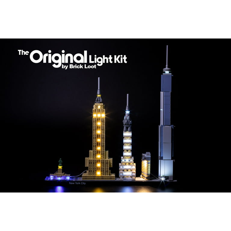 Lighting 21028 - set New Architecture LEGO York NOT LEGO Kit for INCLUDED LED Skyline Collection