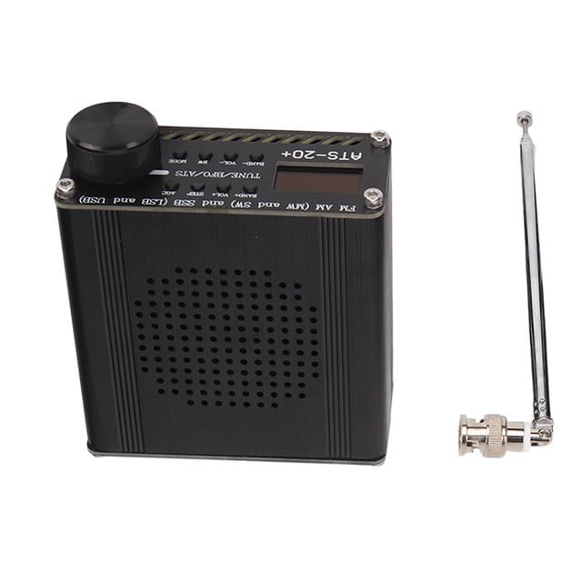 Receptor de radio, Soportes Livianos fáciles de Leer fm am lw SW SSB ATS 20+ Receptor Digital de Banda Mundial