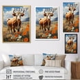 thumbnail image 4 of Designart "Cow Majestic pasture III" Animals Wall Art Living Room, 4 of 5