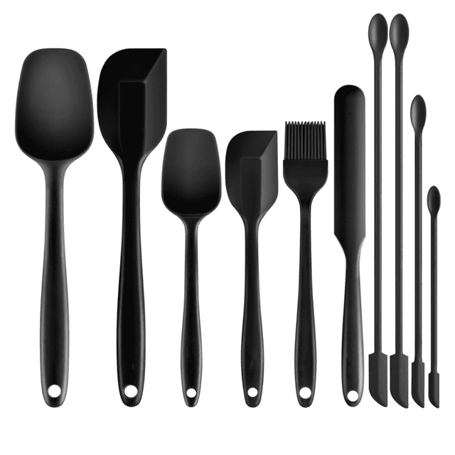 Set 10 Espátulas Silicona Pala Cocina Antiadherentes Sin Bpa