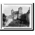 thumbnail image 2 of Historic Framed Print, Nuremberg. Old castle. place of knight's leap, 17-7/8" x 21-7/8", 2 of 9