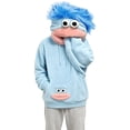 thumbnail image 2 of Big Mouth Monster Pullover Hoodies Unisex Flannel Hooded Sweatshirt Oversized Hoodies For Women Plush Soft Halloween Outfits, 2 of 6