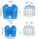 thumbnail image 4 of Bolsas De Agua Plegables De 5/10L, Contenedor De Agua Plegable Para Deporte, Camping, Senderismo, Bolsa De Almacenamiento De Agua Reutilizable Duradera Yuarrent OD015933-02, 4 of 6