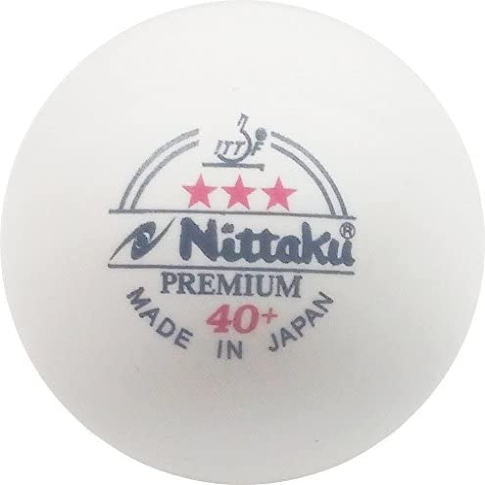 Nittaku 3Star Premium 40+ Table Tennis Balls