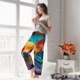 thumbnail image 5 of Xecao Colorful Textured Chihuahua Print Women's Straight Lounge Pajama Pants,The Epitome of Relaxed Sleepwear-Large, 5 of 6