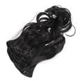 thumbnail image 1 of 8pcs 18 46cm Black 4 Clips in Hair Extensions Full Head Synthetic Women Hair Wigs, 1 of 7