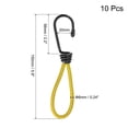 thumbnail image 2 of Unique Bargains 6 Inch Elastic Cords with Hook Fixed Straps for Camping Tent Canopy Yellow 10 Pack, 2 of 5