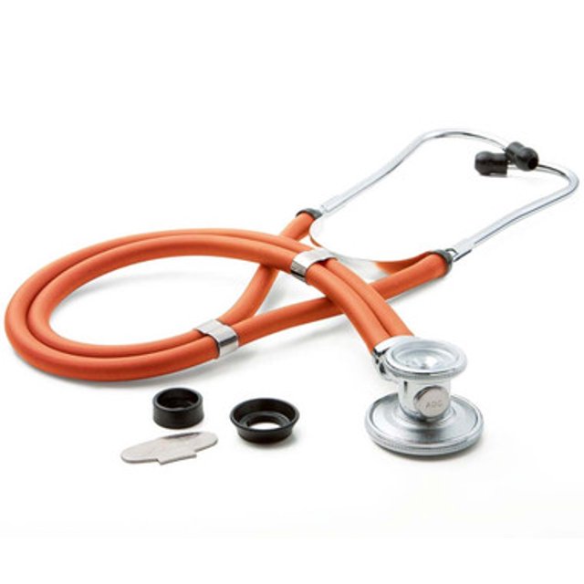 ADC Sprague-rappaport Type Stethoscope With Accessory Pack, Neon Orange Each (1 Each)