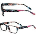 thumbnail image 3 of Readerest Blue Light Blocking Reading Glasses Floral 000 Magnification, 3 of 6
