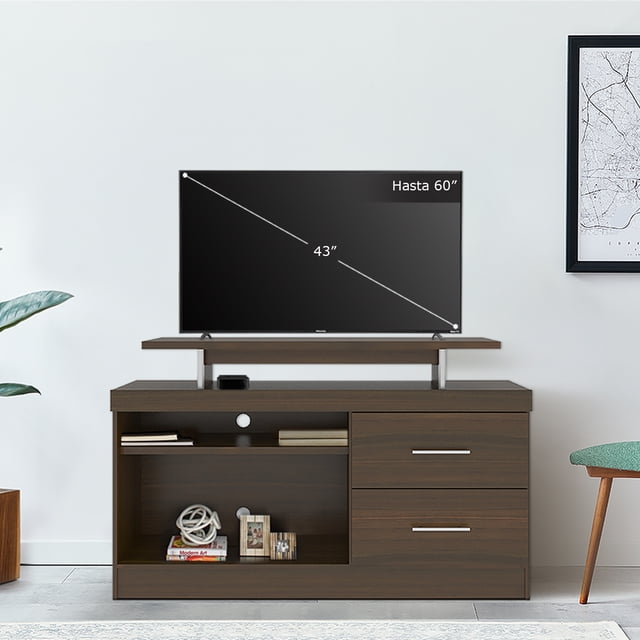 Mobi Mesa Para Televisión 140cm Madera Diamante Tabaco Tv Mobi Muebles Innovador