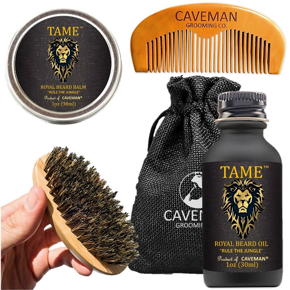Caveman Tame Royal Beard Oil 1 Oz Balm 1 Oz And Pocket Comb Brush Beard Growth Kit For Men Walmart Com Walmart Com Caveman Tame Royal Beard Oil 1 Oz Balm 1 Oz And Pocket Comb Brush Beard Growth Kit For Men Walmart Com Walmart Com