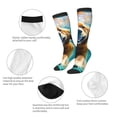 thumbnail image 3 of Sikiie Dog Underwater Adventure Knee Socks, High Socks Long Stretchy Sock Women Knee High Stocking, Long Socks for Women, 3 of 6