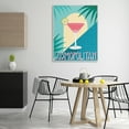 thumbnail image 3 of Stupell Industries Cosmopolitan & Palm Leaves Food & Beverage Painting Wrapped Canvas Art Print Wall Art, 36 x 48, 3 of 8
