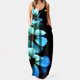 thumbnail image 2 of Vestido largo de camisola con bolsillo para mujer con cuello en V y estampado sin mangas a la moda para mujer sexy Pompotops  ghjkhdj7395, 2 of 5
