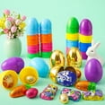 thumbnail image 5 of Easter Candy with Fillable Plastic Eggs Bundle - Pack of 24 Easter Eggs Candy for Filling - Holiday Party Treats & Easter Basket Stuffers, 5 of 5