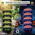 thumbnail image 2 of PMU Large Halloween Cauldron 10 Inch, Witch Plastic Cauldron Candy bowl Black, For Halloween Decor Pkg/12, 2 of 9