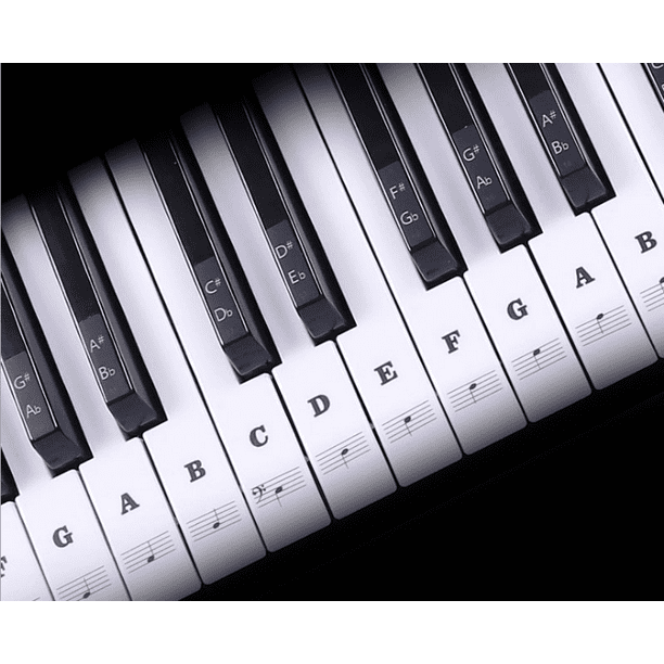 Heldig Piano Keyboard Stickers for 88/61/54/49/37 Key. Large Bold ...