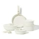thumbnail image 1 of Juego de ollas y sartenes CAROTE 11 piezas Utensilios de Cocina Antiadherentes Mango Desmontable Blanco Crema, 1 of 3