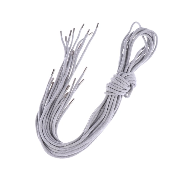 EeaseMX 10pcs 130cm Cordones de cordón de repuesto Cordones para pantalones Pantalones de chándal Sudaderas Chaquetas Pantalones cortos (gris)