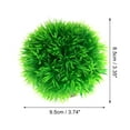 thumbnail image 2 of Unique Bargains 1 Pc Fish Tank Plants Decorations Artificial Aquarium Grass Ball Green 3.35x3.74 Inch, 2 of 6