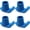 Blue, variant on Magicorange 4 Pcs Walker Ski Glides, Fits 1-1/8" Tube Shaft, Walker Feet Replacement, Gary