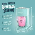 thumbnail image 6 of Nostalgia Slushie Machine, 40 oz Ice Shaver and Slushy Maker for Soda, Juices, Cold Coffee, and More, Aqua, 6 of 8