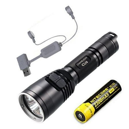 Combo: Nitecore Chameleon CU6 Ultraviolet LED Flashlight -440 Lumens w/ NL183 Battery + A1 Portable