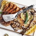 thumbnail image 4 of Griddle Spatula Cooking Spatula Portable Steak Spatula Stainless Steel Spatula Tong Kitchen Supply, 4 of 7