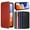 Brown, variant on ETFAST Carbon Fiber Leather Wallet Phone Case For Samsung Galaxy M55 M54 M53 M52 M51 M34 M33 M32 M31S M31 M21S M30S M23 M15 M14 M13 M12 M11 Leather Phone case