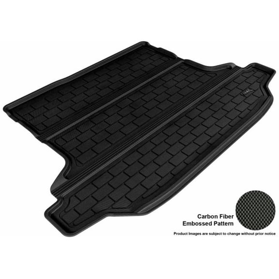 U Ace 3D Maxpider Cargo Custom Fit All-Weather Kagu Black Floor Mat for 2010-2014 Subaru Outback Models